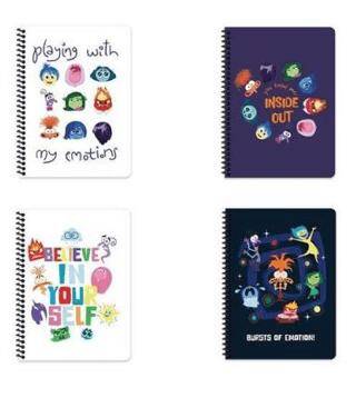 Keskin Color 380631-18 Ters Yüz 16,5x22,5 80 Yaprak Çizgili Spiralli Karton Kapak Defter - 1