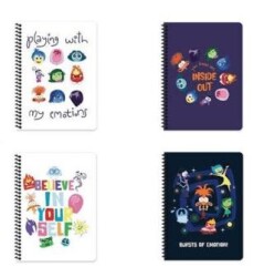 Keskin Color 380632-18 Ters Yüz 16,5x22,5 80 Yaprak Kareli Spiralli Karton Kapak Defter - Keskin Color