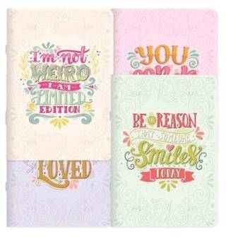 Keskin Color 381811-99 18,5x26 48 Yp Çizgili Tel Dikişli Kuşe Kapak Stickerli Defter-Motto - 1