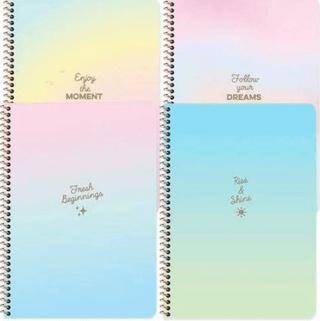 Keskin Color 386511-99 A4 80 Yaprak Çizgili Karton Kapak Spiralli Peritozu Defter - 1