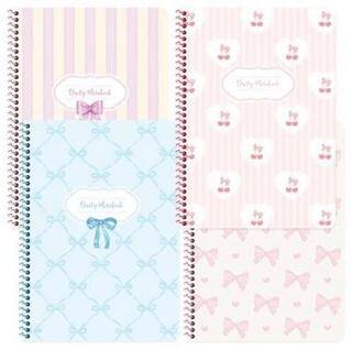 Keskin Color 386742-99 16,5x22,5 80 Yaprak Kareli Karton Kapak Spiralli Kurdele Defter - 1