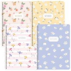 Keskin Color 386841-99 16,5x22,5 80 Yaprak Çizgili Karton Kapak Spiralli Blume Defter - Keskin Color