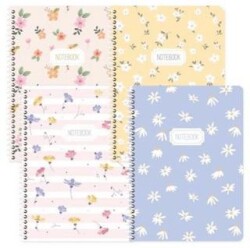 Keskin Color 386842-99 16,5x22,5 80 Yaprak Kareli Karton Kapak Spiralli Blume Defter - Keskin Color