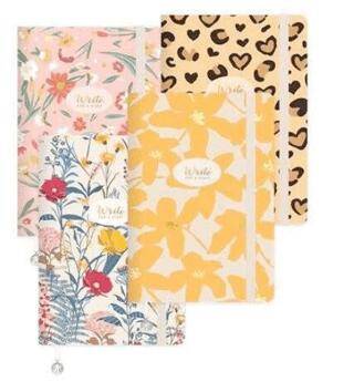 Keskin Color 410396-99 14x20 96 Yaprak Çizgili Flexi Start Defter - 1