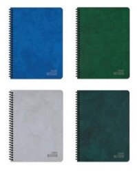 Keskin Color 410841 16,5x22,5 120 Yp. Çizgili Spiralli Sert Kapak Defter - Alfa - Keskin Color