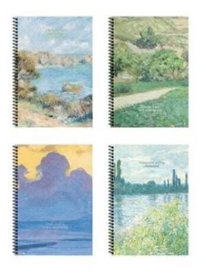 Keskin Color 418842 16,5x22,5 100 Yaprak Kareli Spiralli Sert Kapak Defter Sanat - 1