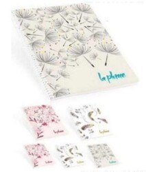 Keskin Color A4 100 Yp. Çizgisiz PP Kapak Spiralli La Plume Defter - Keskin Color