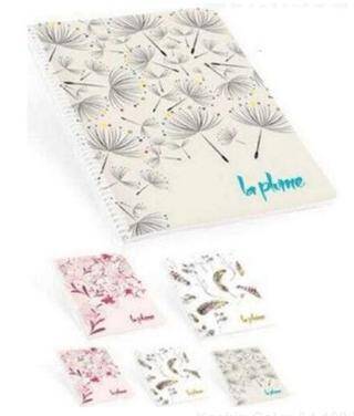 Keskin Color A4 100 Yp. Çizgisiz PP Kapak Spiralli La Plume Defter - 1