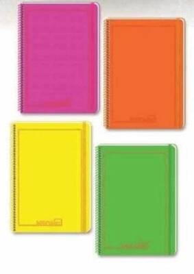 Keskin Color A4 100Yp. Çizgili PP Kapak Spiralli Las. Neon Bts Defter - 1