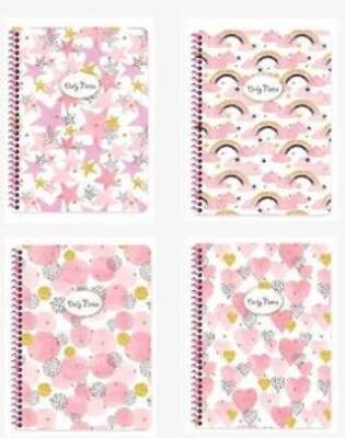 Keskin Color A4 60 Yp. Kareli Karton Kapak Spiralli Princess Defter - 1