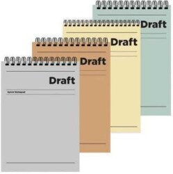 Keskin Color A4 80 Yaprak Çizgili Hafif Kağıt Karton Kapak Draft Bloknot - Keskin Color