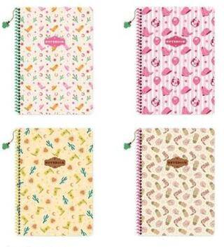 Keskin Color A4 80 Yaprak Çizgili Karton Kapak Spiralli Defter Charmlı Kovboy - 1