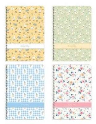 Keskin Color A4 80 Yaprak Çizgili Karton Kapak Spiralli Defter Doğa - 1