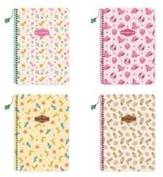 Keskin Color A4 80 Yaprak Kareli Karton Kapak Spiralli Defter Charmlı Kovboy - Keskin Color