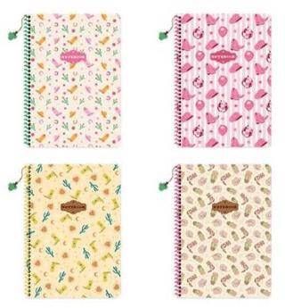Keskin Color A4 80 Yaprak Kareli Karton Kapak Spiralli Defter Charmlı Kovboy - 1