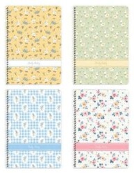 Keskin Color A4 80 Yaprak Kareli Karton Kapak Spiralli Defter Doğa - Keskin Color