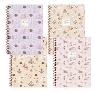 Keskin Color A4 80 Yaprak Kareli Pp Kapak Spiralli Defter La Plume Forest - 1