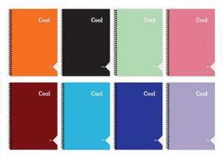 Keskin Color A5 72 Yp.Çizgili PP Kp.Spiralli Cool Defter - 1