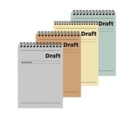 Keskin Color A5 80 Yaprak Çizgili Hafif Kağıt Karton Kapak Draft Bloknot - Keskin Color