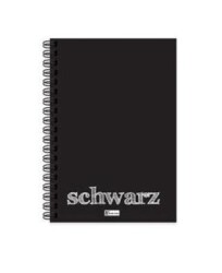 Keskin Color A6 40 Yaprak PP Kapak Spiralli Schwarz Defter - Keskin Color