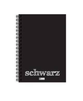 Keskin Color A6 40 Yaprak PP Kapak Spiralli Schwarz Defter - 1