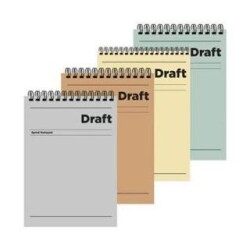 Keskin Color A6 60Yp Çizgili Hafif Kağıt Karton Kapak Draft Bloknot - Keskin Color