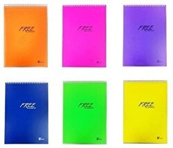 Keskin Color A6 80 Yaprak Kare Free Office Üstten Spiralli Bloknot - 1