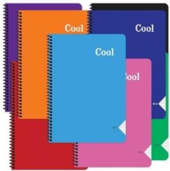 Keskin Color Cool Defter Spiralli Çizgisiz Spiralli Pp Kapak A4 60 Yaprak - Keskin Color