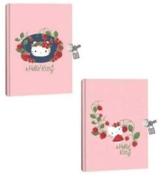 Keskin Color Hello Kitty 14x20 80 Yp. Kilitli Hatıra Defteri - Keskin Color