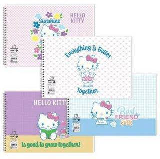 Keskin Color Hello Kitty 17x25 15 Yaprak Spiralli Resim Defteri - 1