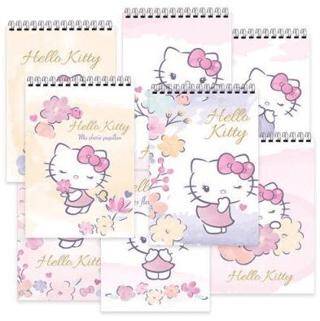 Keskin Color Hello Kitty A7 42 Yaprak Çizgili Spiralli 1 Bloknot - 1