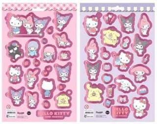 Keskin Color Hello Kitty and Friends 15x24 Yaldızlı 2Li Sticker - 1