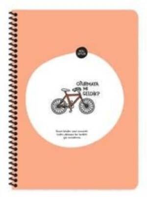 Keskin Color Hisli Şeyler 16,5x22,5 80 Yaprak Çizgili Stickerli Defter - Oturmaya Mı Geldik? - 1