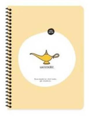 Keskin Color Hisli Şeyler 16,5x22,5 80 Yaprak Kareli Stickerli Defter - Hallederiz - 1