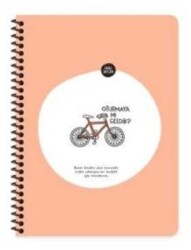 Keskin Color Hisli Şeyler 16,5x22,5 80 Yaprak Kareli Stickerli Defter - Oturmaya Mı Geldik? - Keskin Color