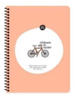 Keskin Color Hisli Şeyler 16,5x22,5 80 Yaprak Kareli Stickerli Defter - Oturmaya Mı Geldik? - 1