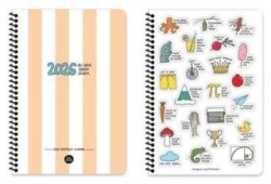 Keskin Color Hisli Seyler 2026 - 13x19,5 Haftalık Ajanda - Sığmıyorum Dünyaya - Keskin Color