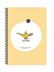 Keskin Color Hisli Şeyler A4 80Yaprak Çizgili Spiralli Stickerli Defter - Hallederiz - Keskin Color