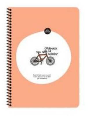 Keskin Color Hisli Şeyler A4 80Yaprak Çizgili Spiralli Stickerli Defter - Oturmaya Mı Geldik? - 1