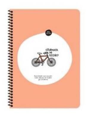 Keskin Color Hisli Şeyler A4 80Yaprak Çizgili Spiralli Stickerli Defter - Oturmaya Mı Geldik? - 1