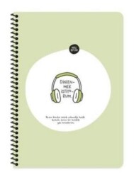 Keskin Color Hisli Şeyler A4 80Yaprak Kareli Spiralli Stickerli Defter - Dinlenmek İstiyorum - Keskin Color