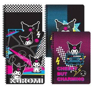 Keskin Color Kuromi A4 80 Yaprak Kareli Spiralli Karton Kapak Defter - 1