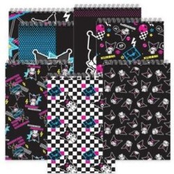 Keskin Color Kuromi A7 42 Yaprak Çizgili Spiralli 1 Bloknot - Keskin Color