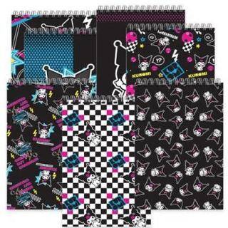 Keskin Color Kuromi A7 42 Yaprak Çizgili Spiralli 1 Bloknot - 1