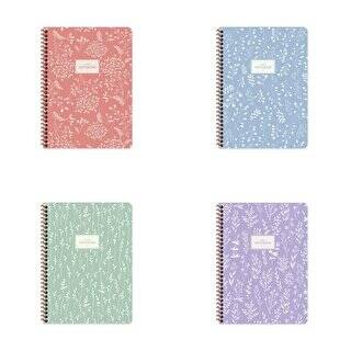 Keskin Color Pastel Flora Defter Kareil Karton Kapak Spiralli A4 80 Yaprak - 1