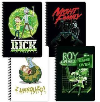 Keskin Color Rick and Morty A4 80 Yaprak Çiz Spiralli Karton Kapak Defter - 1