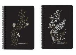 Keskin Color Schwarz Foil Defter Spiralli Sert Kapak 60 Yaprak 14x20 Cm - Keskin Color