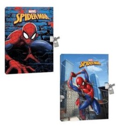 Keskin Color Spiderman Hatıra Defteri Kilitli 104 Yaprak 14x20 Cm - Keskin Color