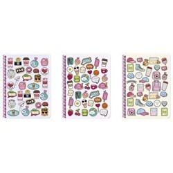 Keskin Color Sweet Fun Defter Pp Kapak Spiralli A4 60 Yaprak - 1