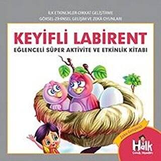 Keyifli Labirent - Eğlenceli Süper Aktivite ve Etkinlik Kitabı - 1